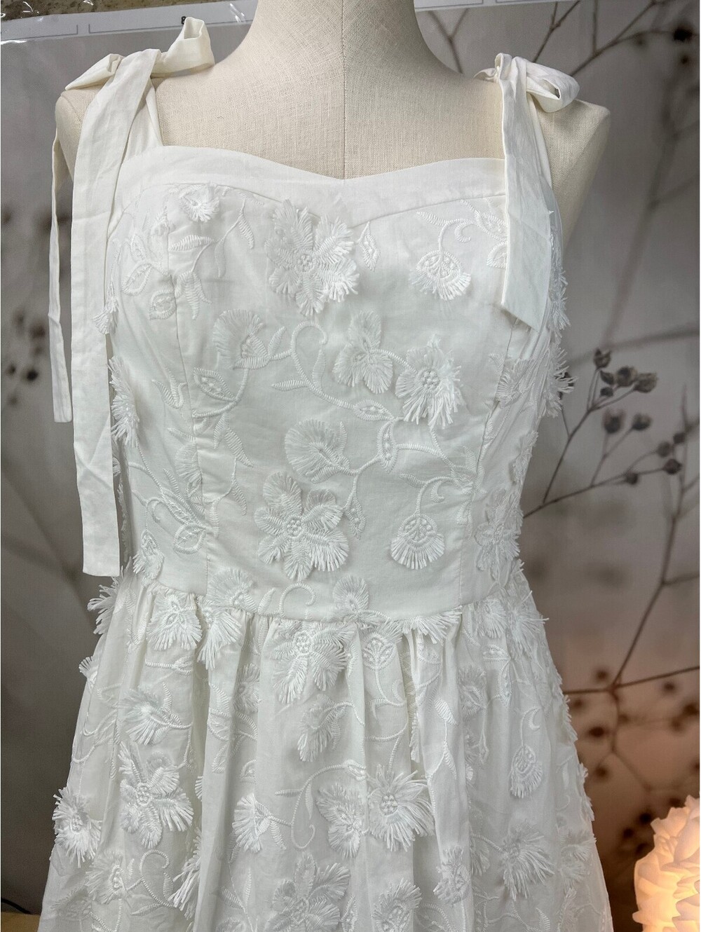 Anthropologie Trudy Embroidered Floral Dress